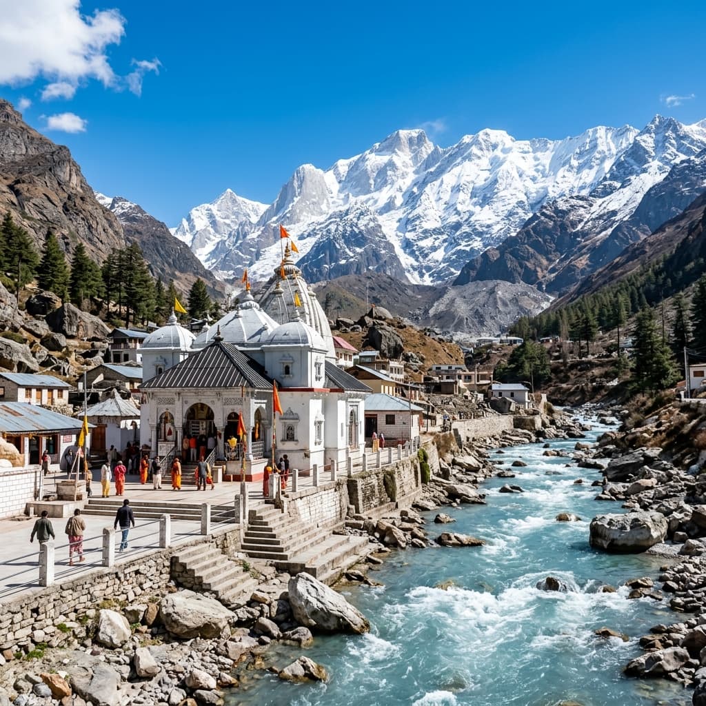 Gangotri Temple front view